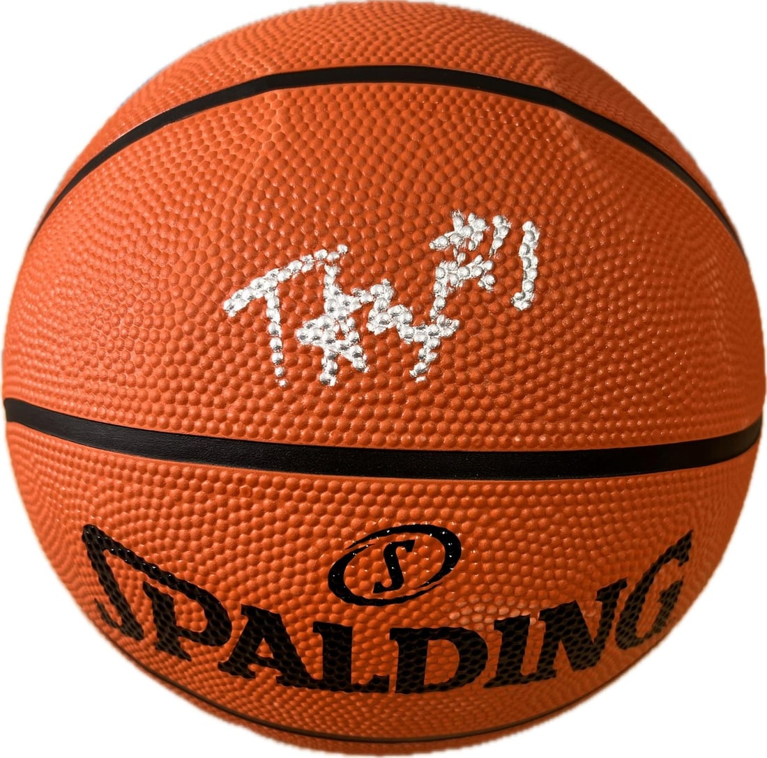 Spalding basketball Trey Alexander autograph PSA DNA Nuggets: Spalding basketball Trey Alexander autograph PSA DNA Nuggets This is a Spalding basketball autographed by Trey Alexander of the Denver Nuggets. The signature has been authenticated by PSA/DNA, ensurin