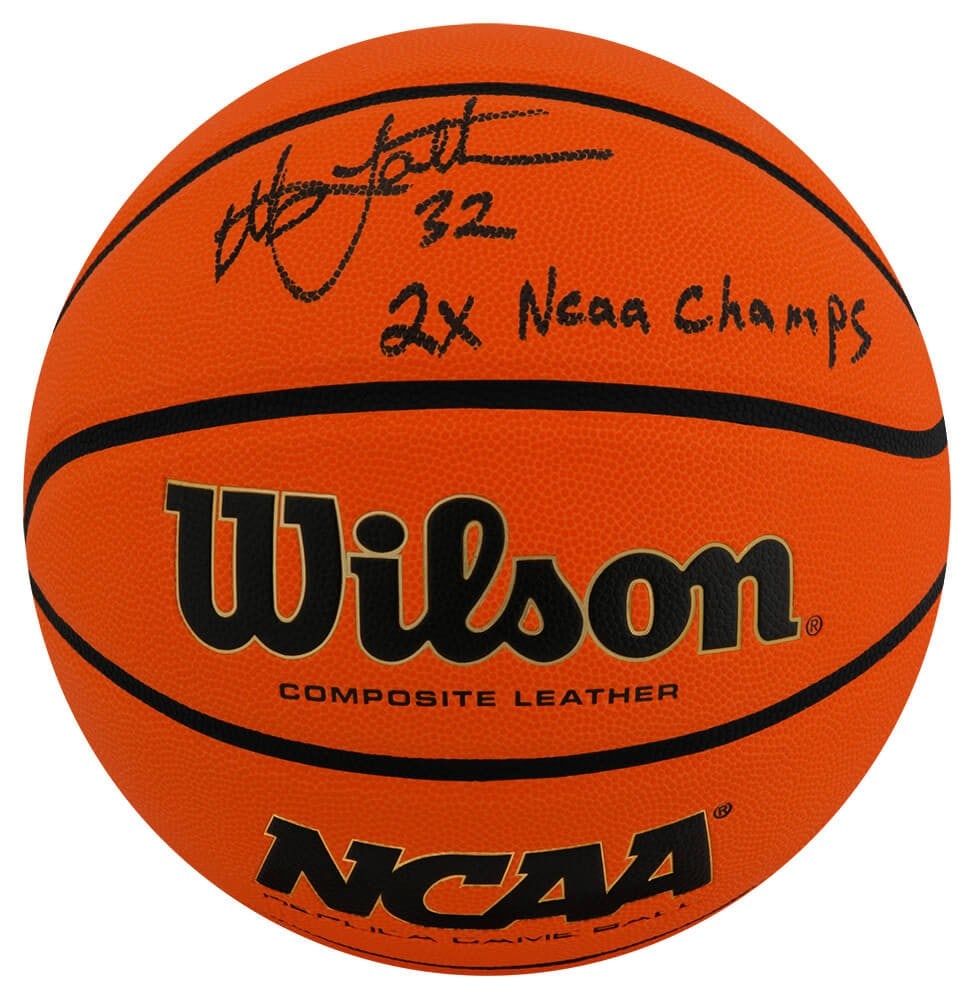 Christian Laettner Signed Wilson NCAA Basketball with 2x Champs Inscription (1 of 1)