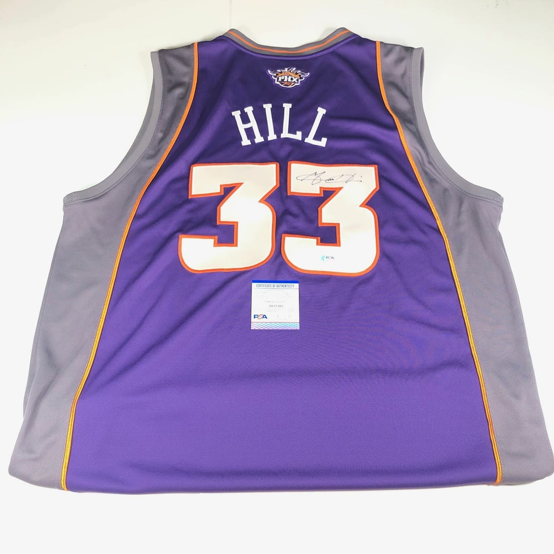 Phoenix Suns Grant Hill PSA/DNA Autographed Basketball Jersey (1 of 2)