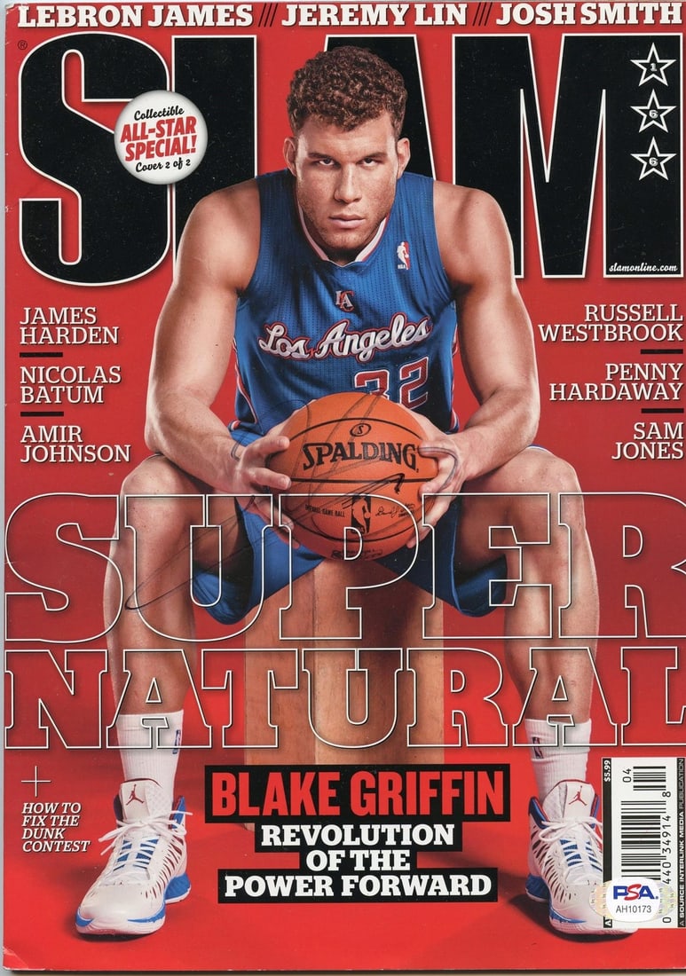 Blake Griffin Autographed Slam Magazine PSA/DNA Los Angeles Clippers (1 of 1)