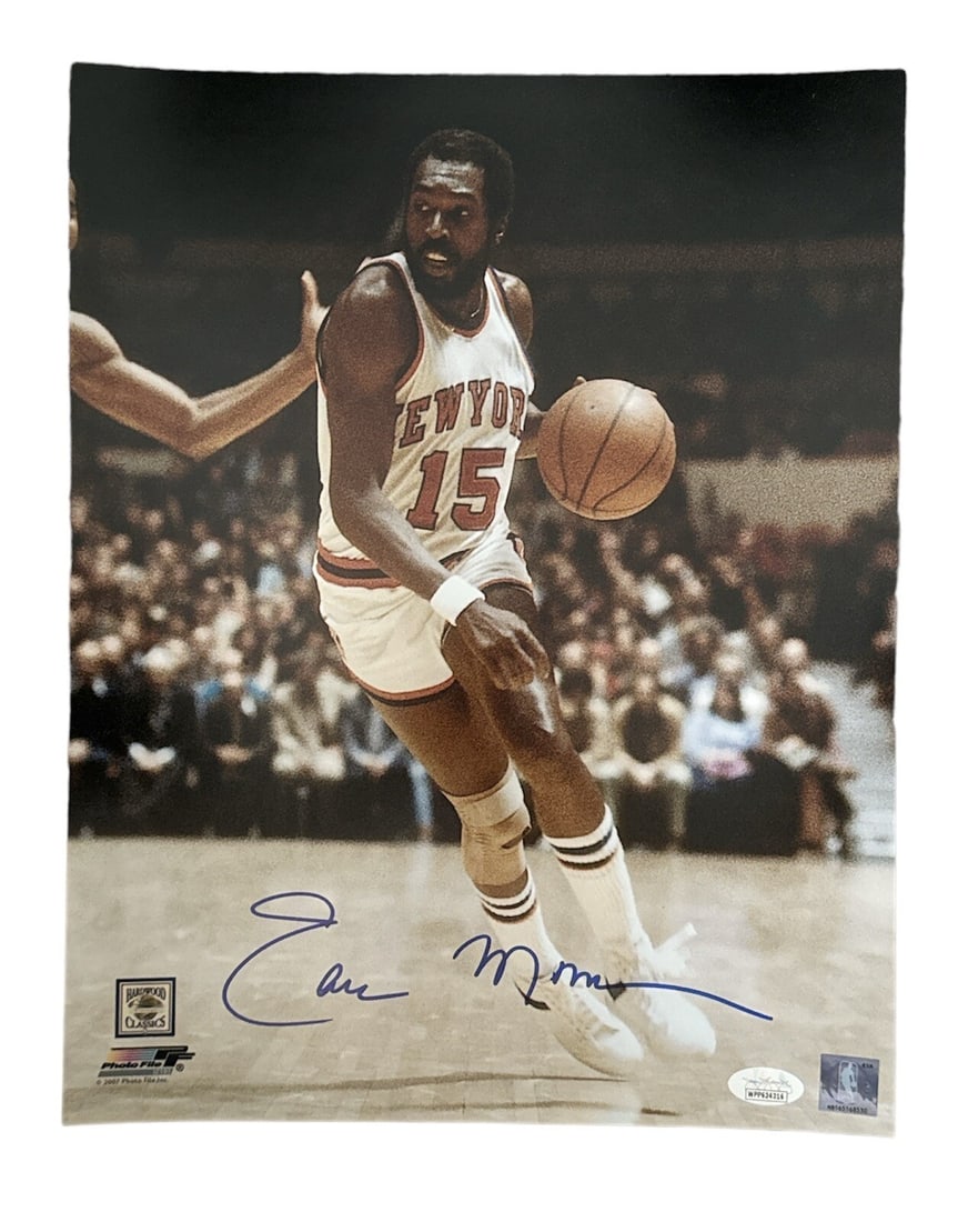 Earl Monroe Autographed Knicks 11x14 Photo JSA Certified (1 of 2)