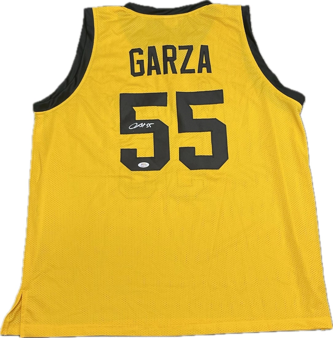PSA authenticated Luka Garza Iowa Hawkeyes stitched jersey: PSA authenticated Luka Garza Iowa Hawkeyes stitched jersey This is a stitched jersey autographed by Luka Garza, who played for the Iowa Hawkeyes and is currently with the Minnesota Timberwolves. The s