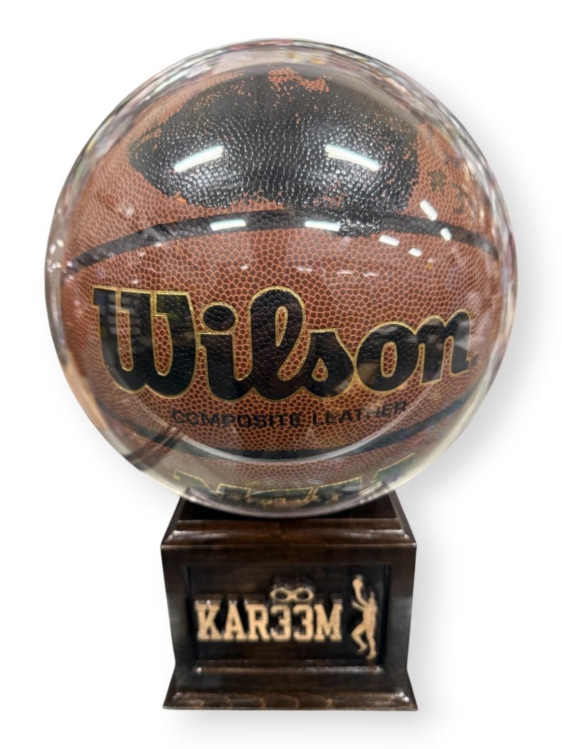 Signed Lakers Basketball Inscribed HOF 2003 by James Worthy with PSA Authentication: Signed Lakers Basketball Inscribed HOF 2003 by James Worthy with PSA Authentication This is an original basketball autographed by James Worthy and inscribed with "HOF 2003" and "best wishes." The ball