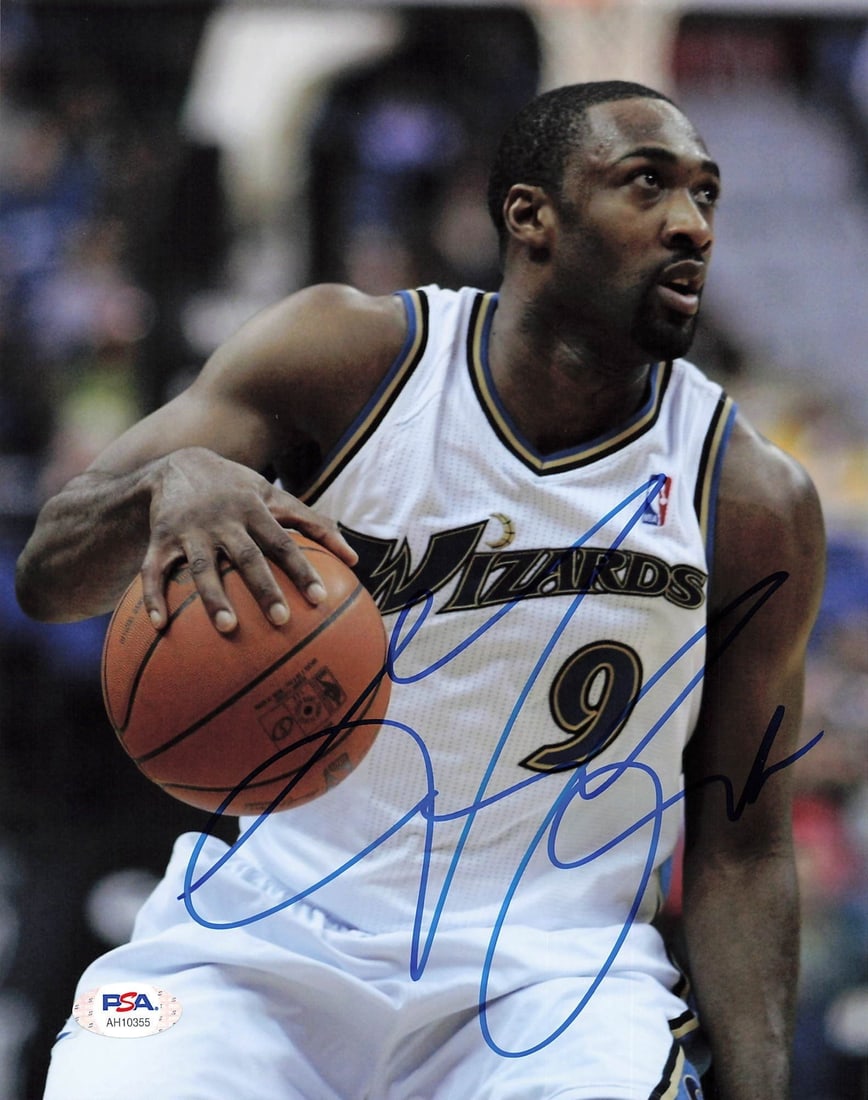Gilbert Arenas Autographed 8x10 Photo PSA/DNA Washington Wizards (1 of 1)