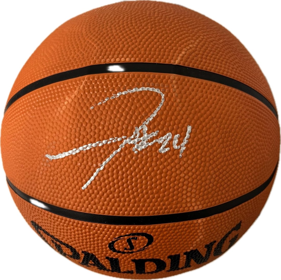 PSA DNA authenticated Spalding basketball signed by Jordan Hawkins (1 of 3)