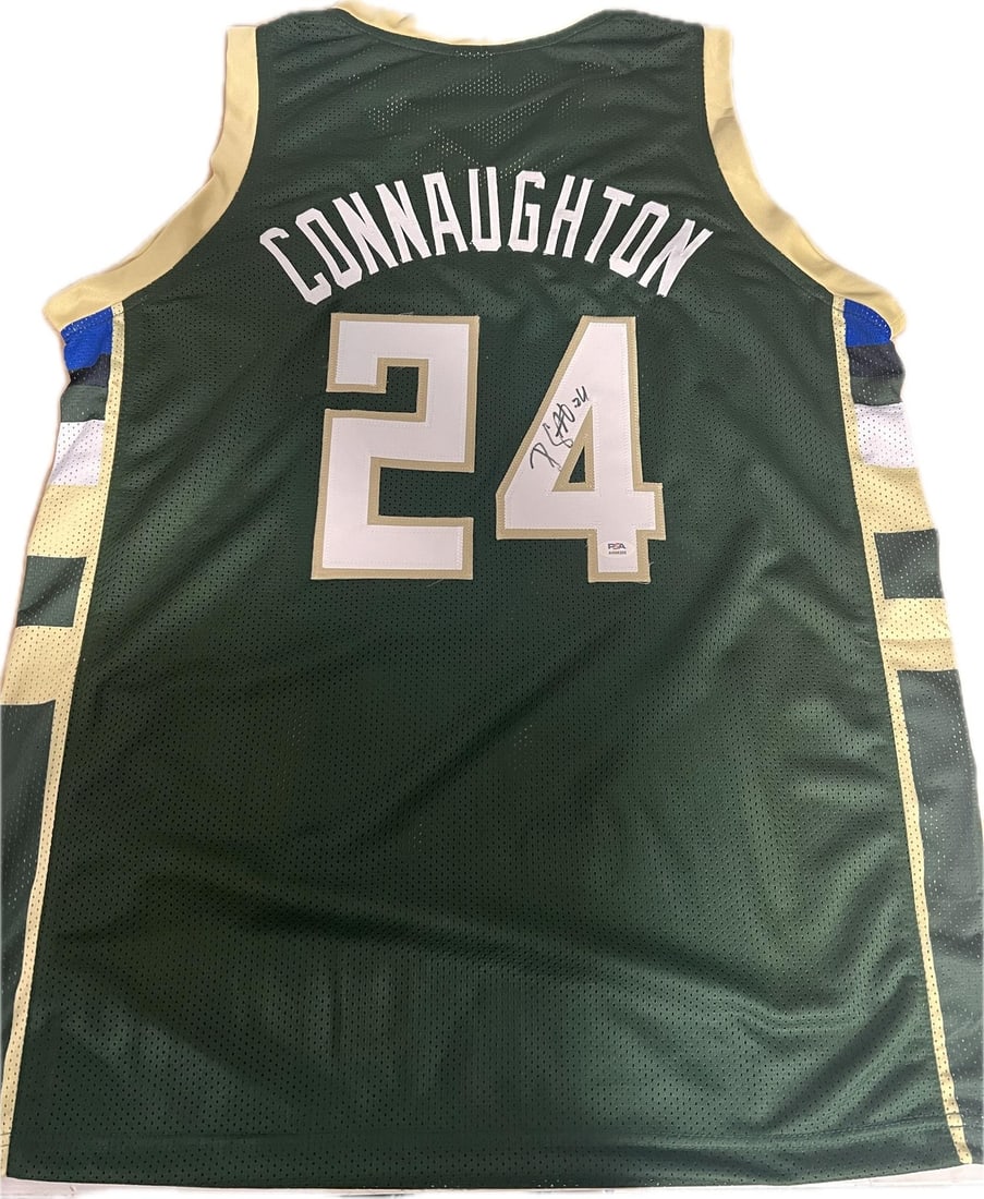 Pat Connaughton Autographed Jersey PSA/DNA Milwaukee Bucks Original (1 of 2)