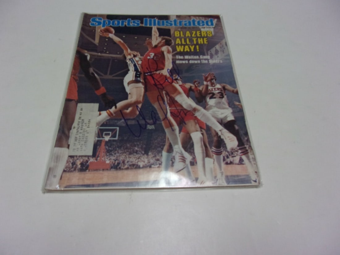 Signed Sports Illustrated Magazine Bill Walton With COA Portland Trail Blazers (1 of 1)