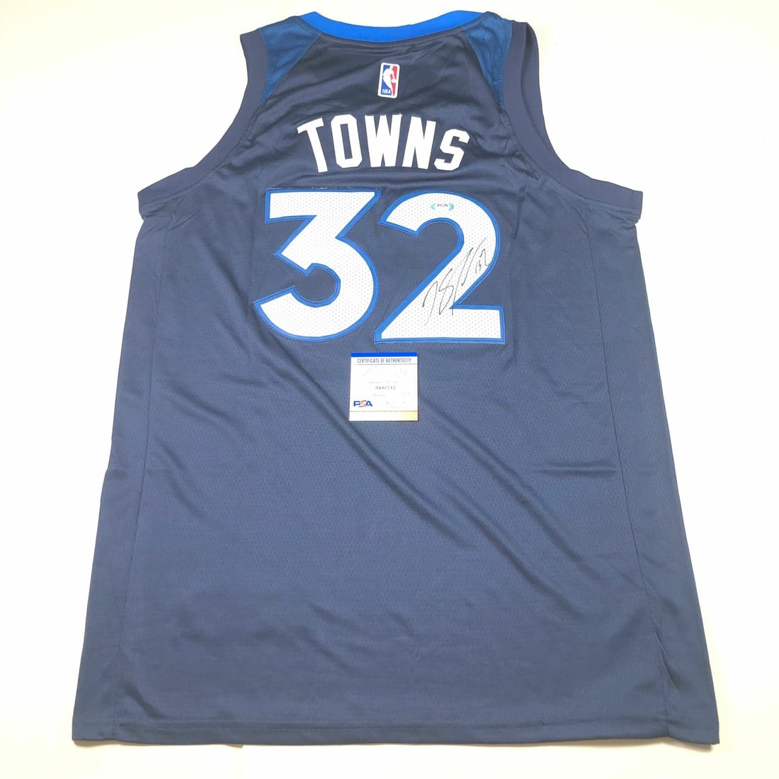 PSA DNA signed Karl-Anthony Towns Minnesota Timberwolves jersey (1 of 2)