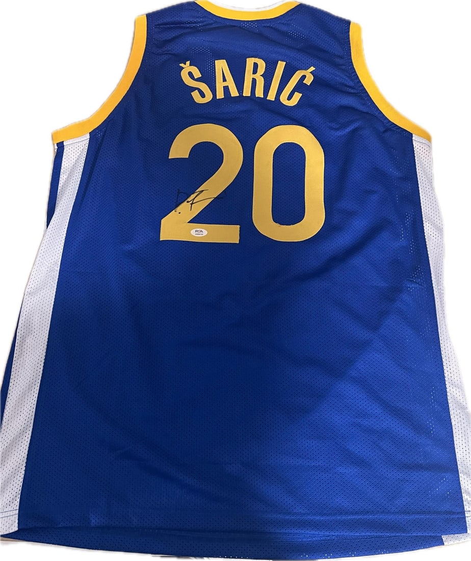 Dario Saric Autographed Jersey PSA/DNA Golden State Warriors (1 of 2)