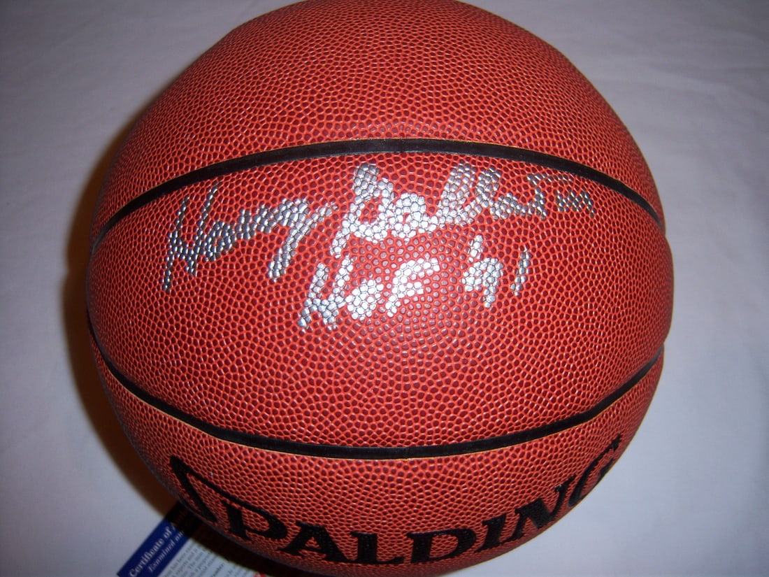 Signed Basketball Harry Gallatin New York Knicks Hall of Fame JSA COA (1 of 2)
