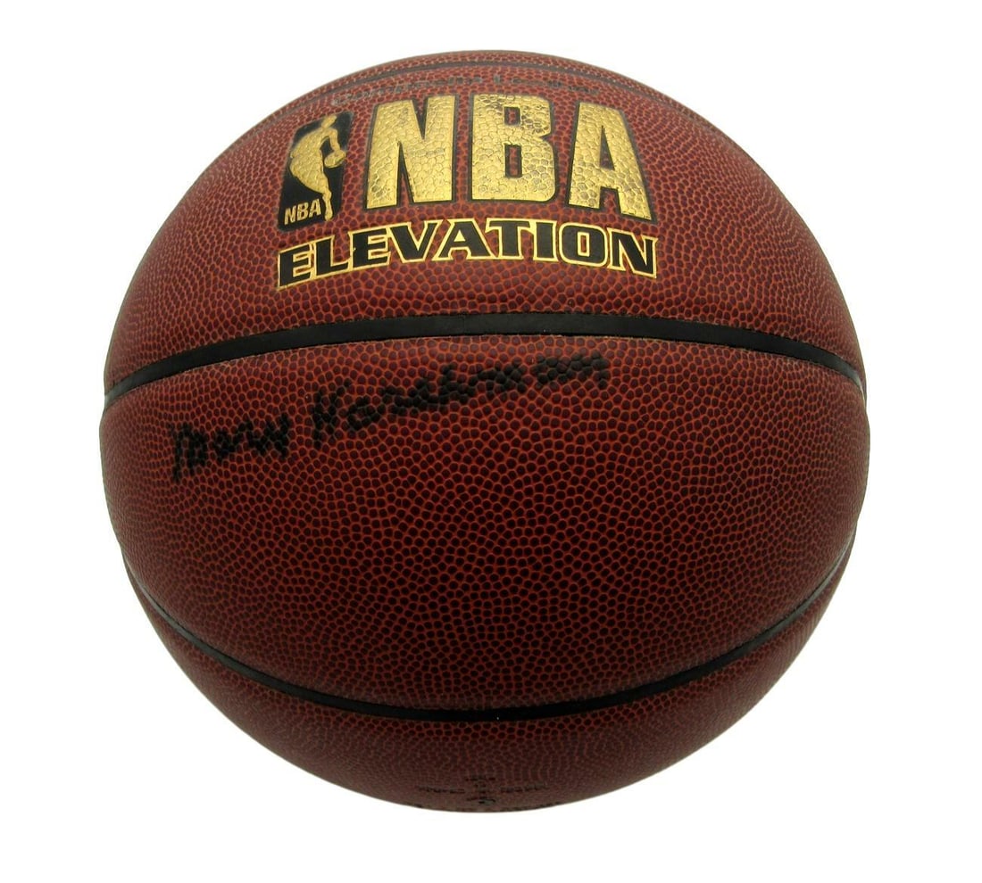 Marv Harshman Signed Washington State Spalding Basketball Beckett Authenticated (1 of 4)