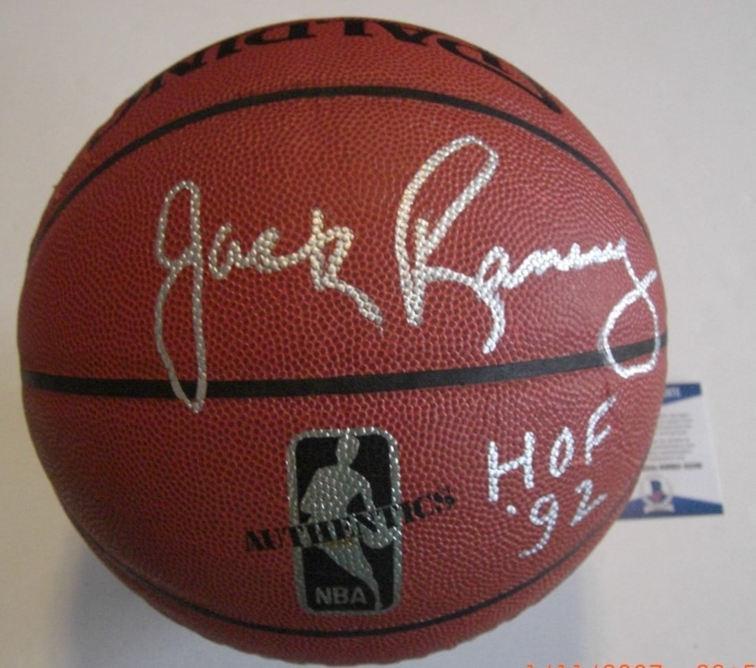Autographed Basketball by Jack Ramsay with Beckett COA Portland Trail Blazers HOF 92 (1 of 2)