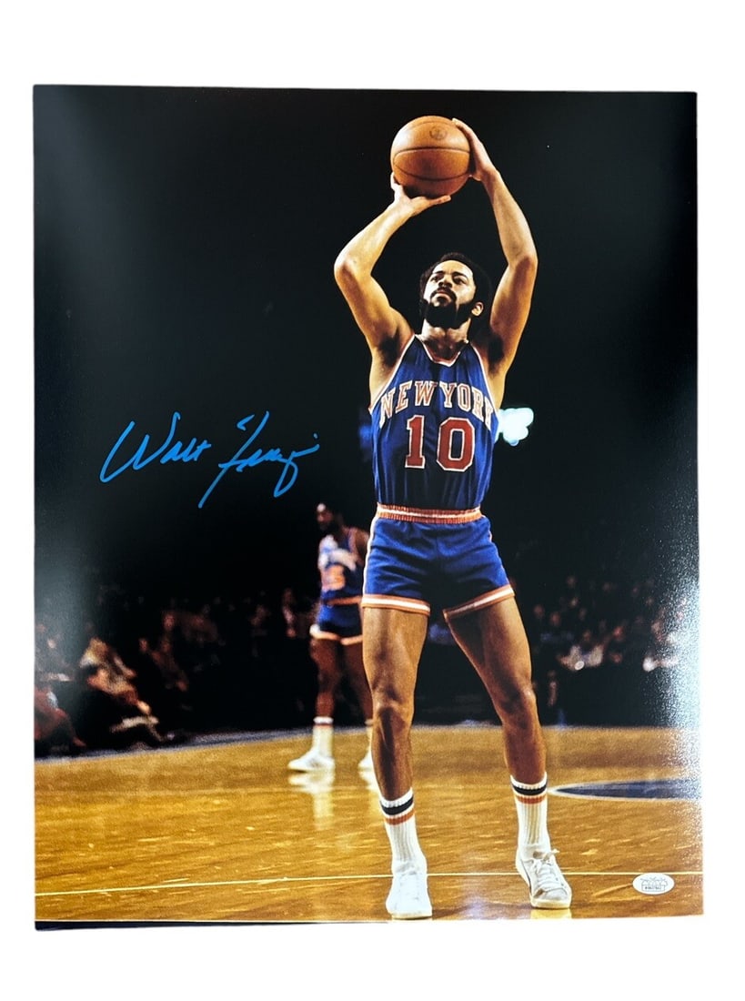 Walt Frazier autographed New York Knicks 16x20 photo JSA (1 of 1)