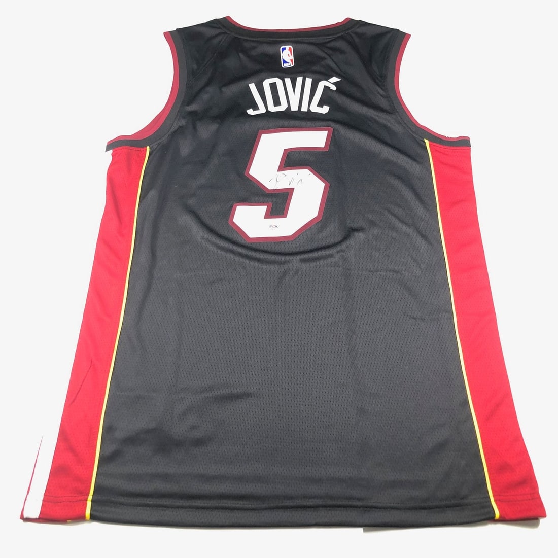 PSA DNA authenticated Nikola Jovic Miami Heat basketball jersey (1 of 2)