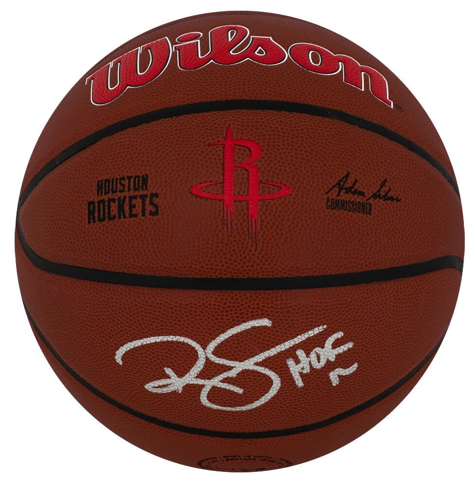 Wilson Alliance NBA Basketball Autographed by Ralph Sampson with HOF 12 Inscription (1 of 1)