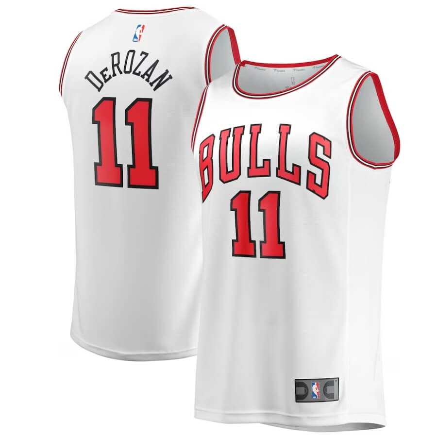 DeMar DeRozan Chicago Bulls White Fanatics Fastbreak Replica Jersey (1 of 1)