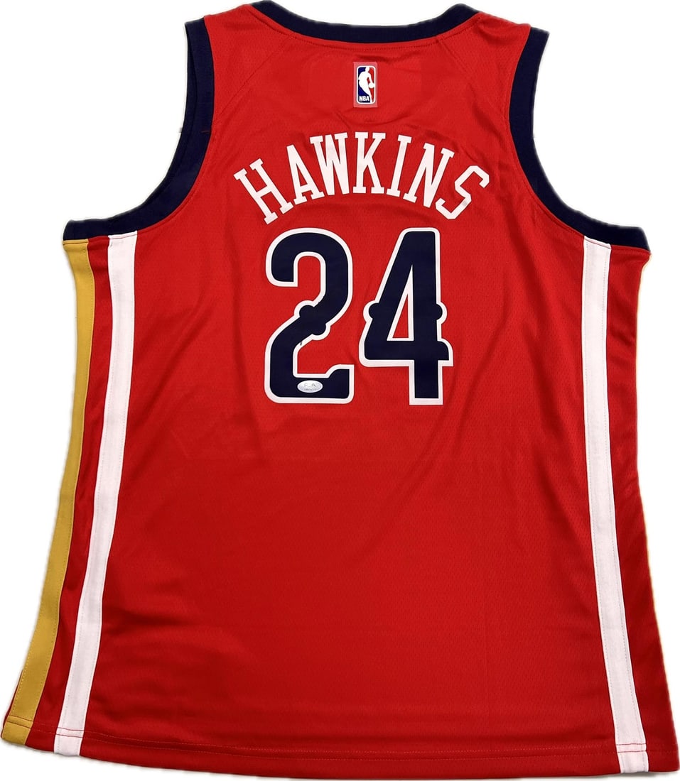 Jordan Hawkins Autographed Basketball Jersey PSA/DNA Authenticated Pelicans (1 of 2)