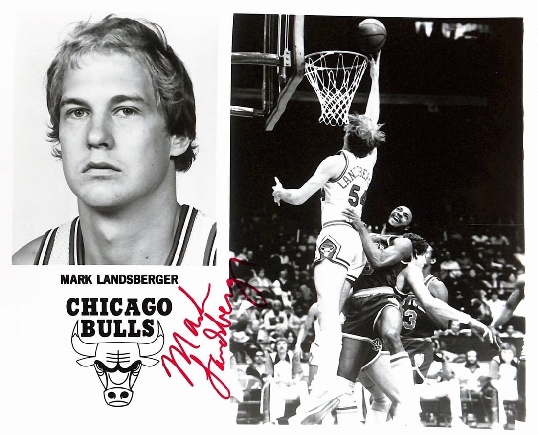 Mark Landsberger Signed Chicago Bulls 8x10 Photo Guaranteed Authentic (1 of 1)