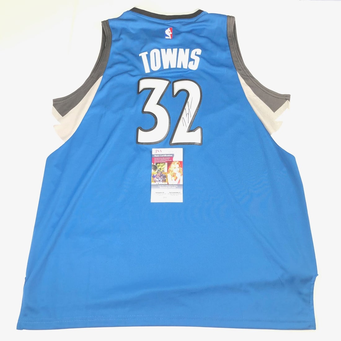 Autographed Karl Anthony-Towns Timberwolves Jersey With JSA Authentication (1 of 2)