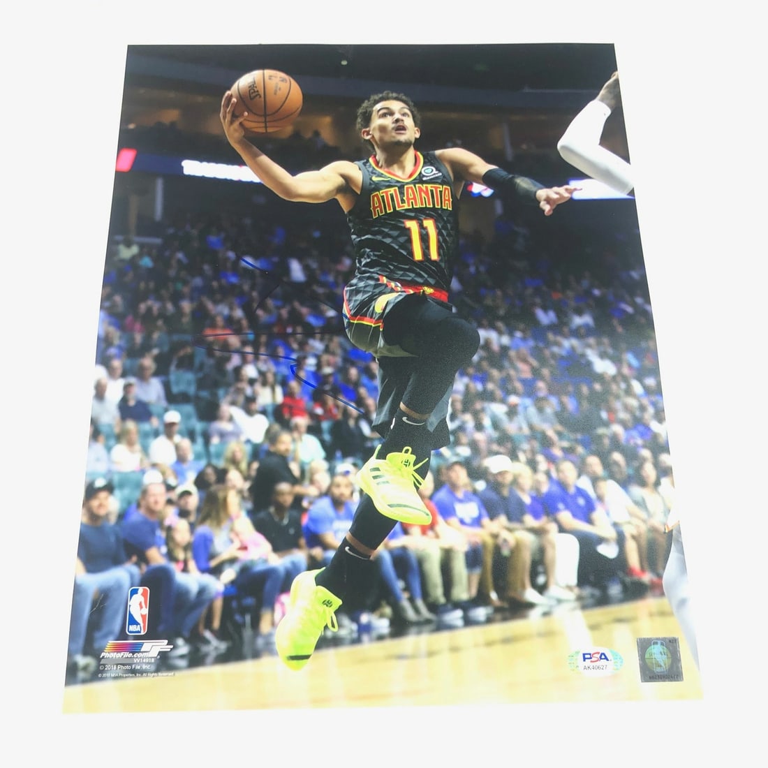 Trae Young Autographed 11x14 Photo PSA/DNA Atlanta Hawks (1 of 3)