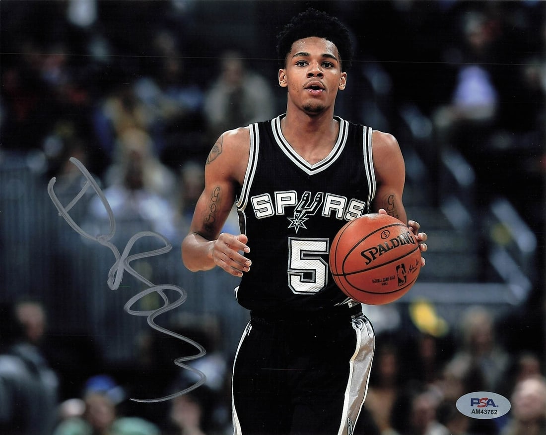 Dejounte Murray Signed 8x10 Photo PSA/DNA San Antonio Spurs Autograph: Dejounte Murray Signed 8x10 Photo PSA/DNA San Antonio Spurs Autograph Own a piece of basketball history with this professionally printed 8x10 photograph signed by Dejounte Murray of the San Antonio Sp