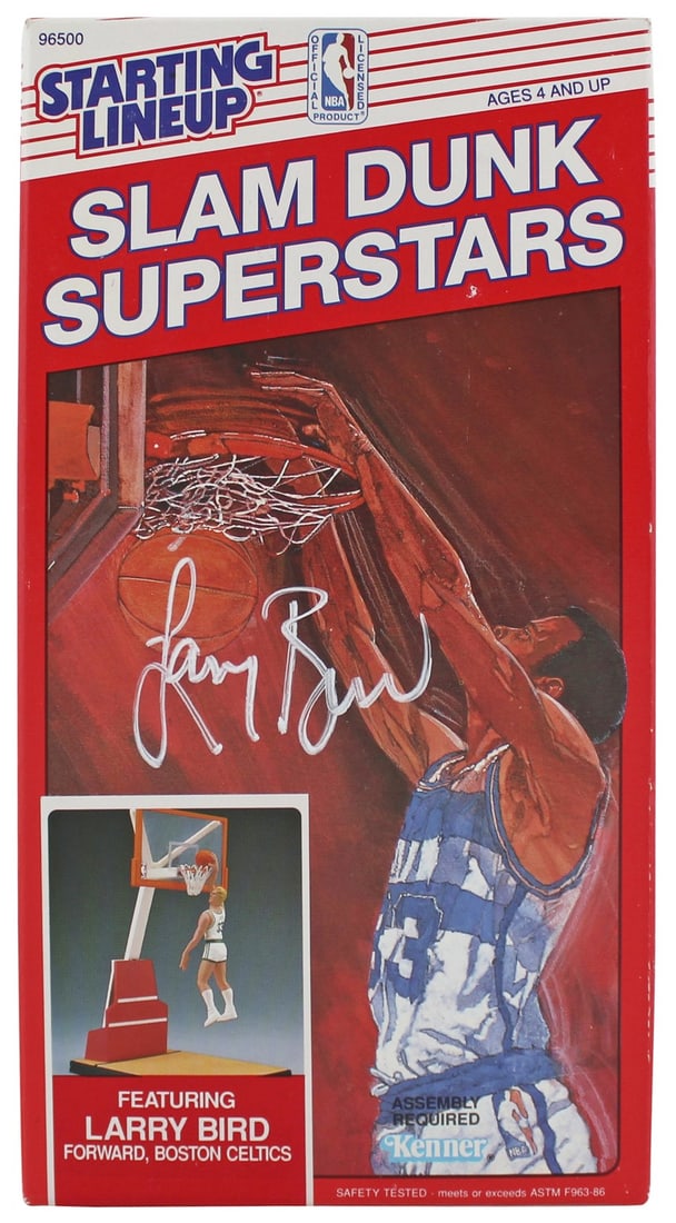 Larry Bird Autographed 1989 Starting Lineup Boston Celtics BAS COA (1 of 7)