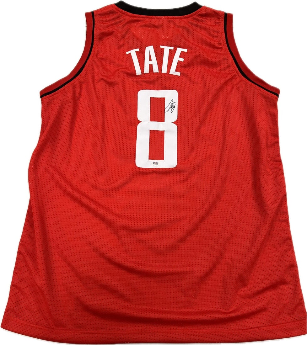 Houston Rockets Jae'sean Tate Autographed Basketball Jersey PSA/DNA Authenticated (1 of 2)