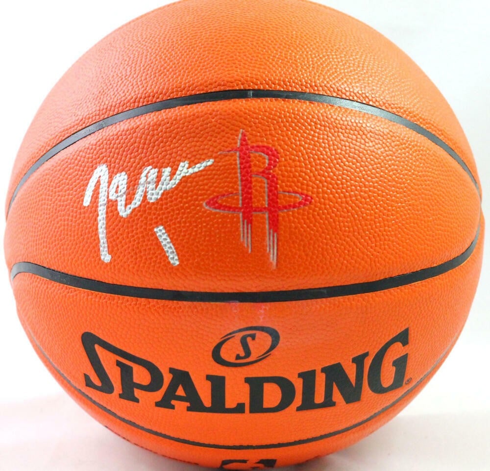 Beckett Witness John Wall Signed Spalding NBA Ball Houston Rockets Logo (1 of 9)