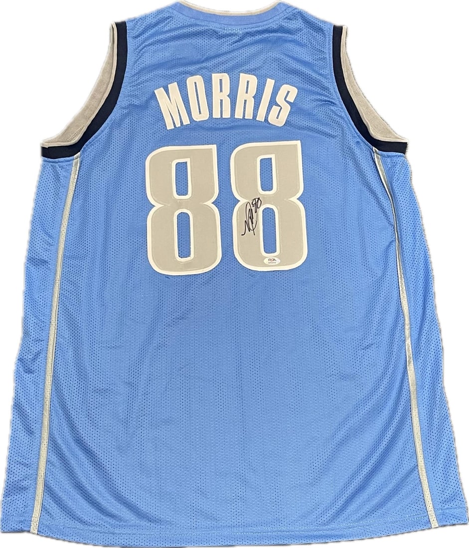 Markieff Morris Autographed Dallas Mavericks Jersey PSA/DNA Certified (1 of 2)