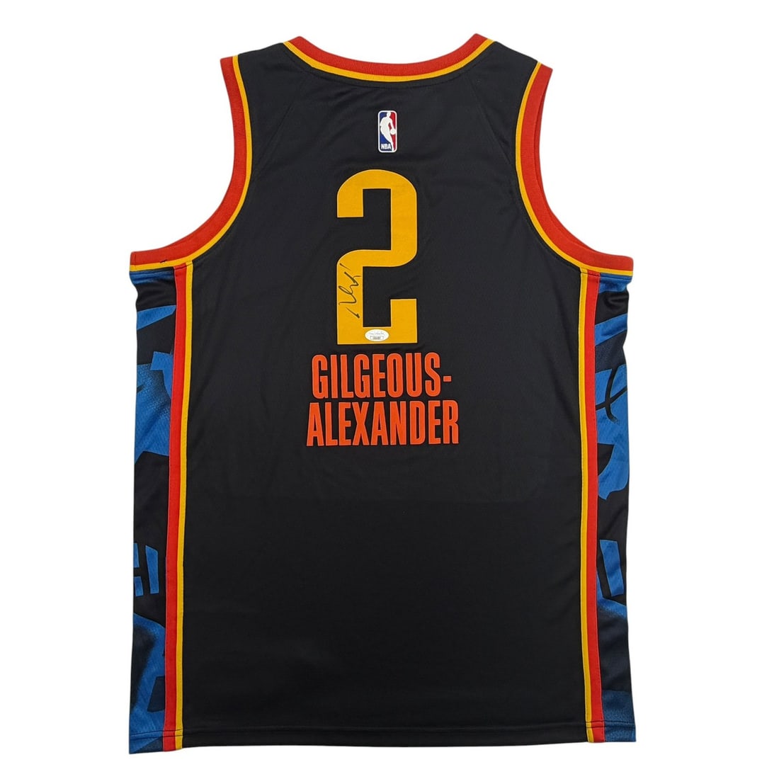 Shai Gilgeous-Alexander signed Oklahoma City Thunder black jersey JSA COA (1 of 4)