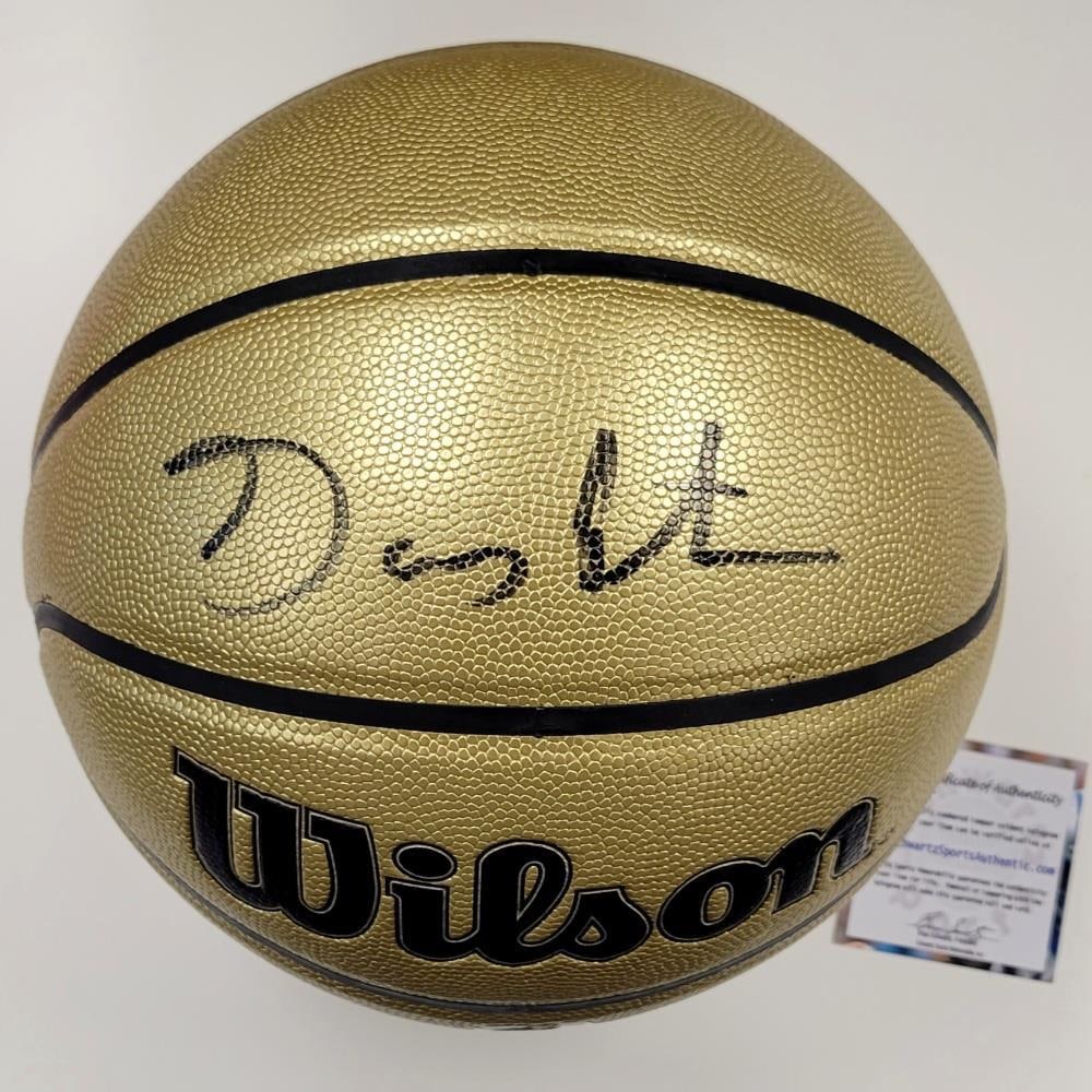 Gary Payton Signed Gold Edition Wilson Basketball with Schwartz COA (1 of 3)