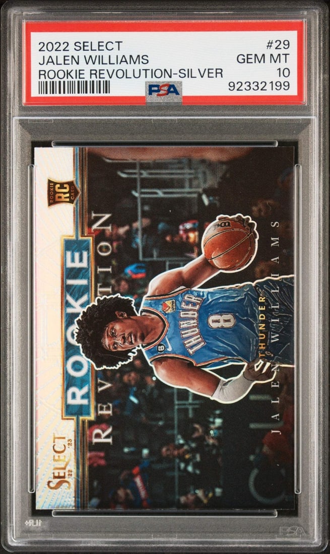 2022 Select Jalen Williams #29 Rookie Basketball Card PSA 10 Authentic (1 of 2)