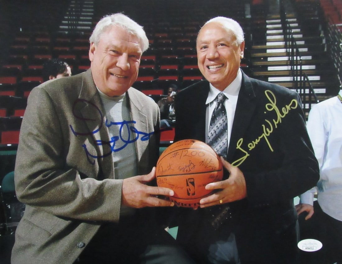 Don Nelson Lenny Wilkens Dual Autographed 11x14 Photo JSA Certified (1 of 3)