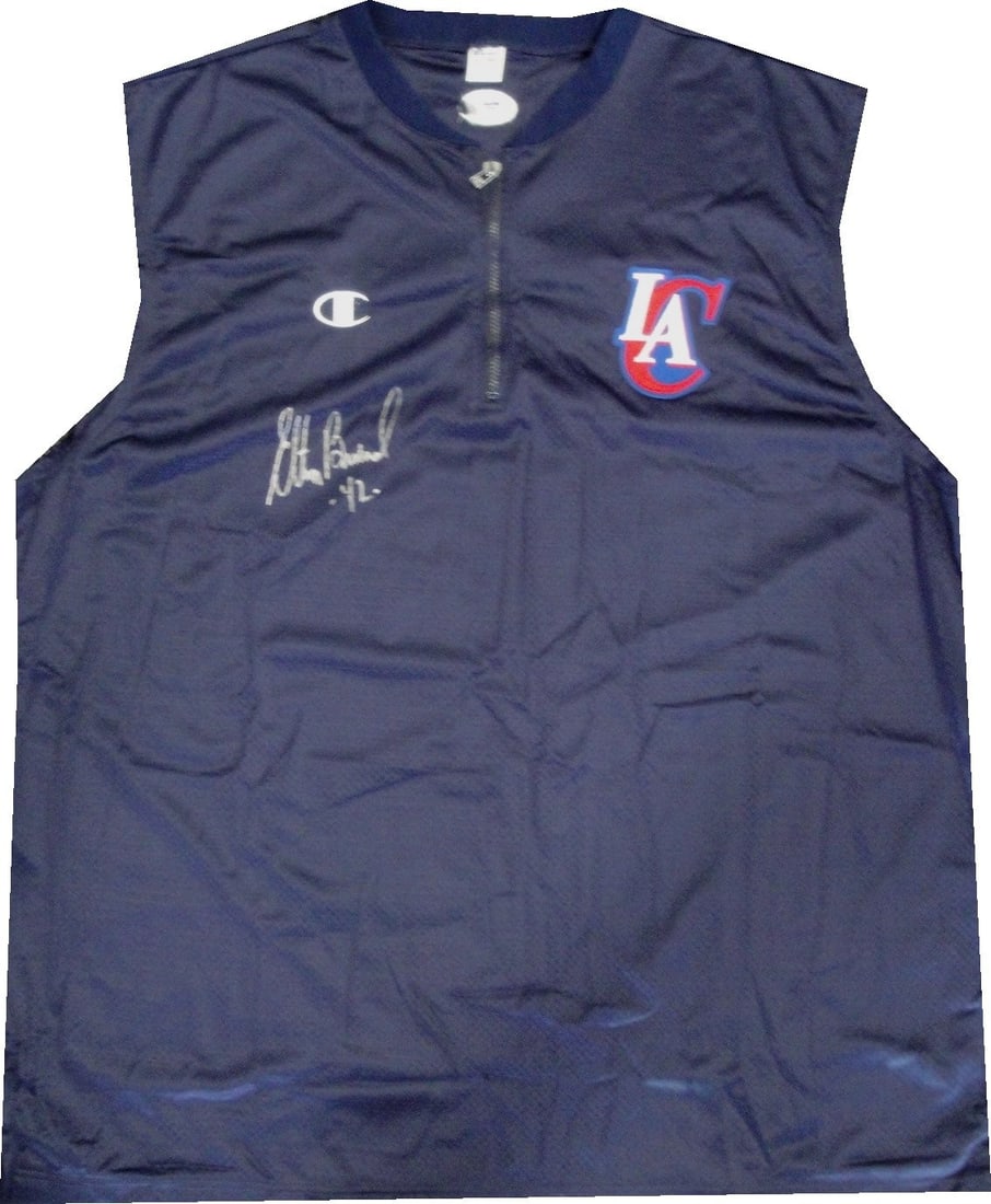 Elton Brand Signed Clippers Shooting Shirt Jersey PSA Authenticated XXXL: Elton Brand Signed Clippers Shooting Shirt Jersey PSA Authenticated XXXL This is an original, pre-owned Los Angeles Clippers jersey featuring the autograph of Elton Brand, a notable player. The jersey