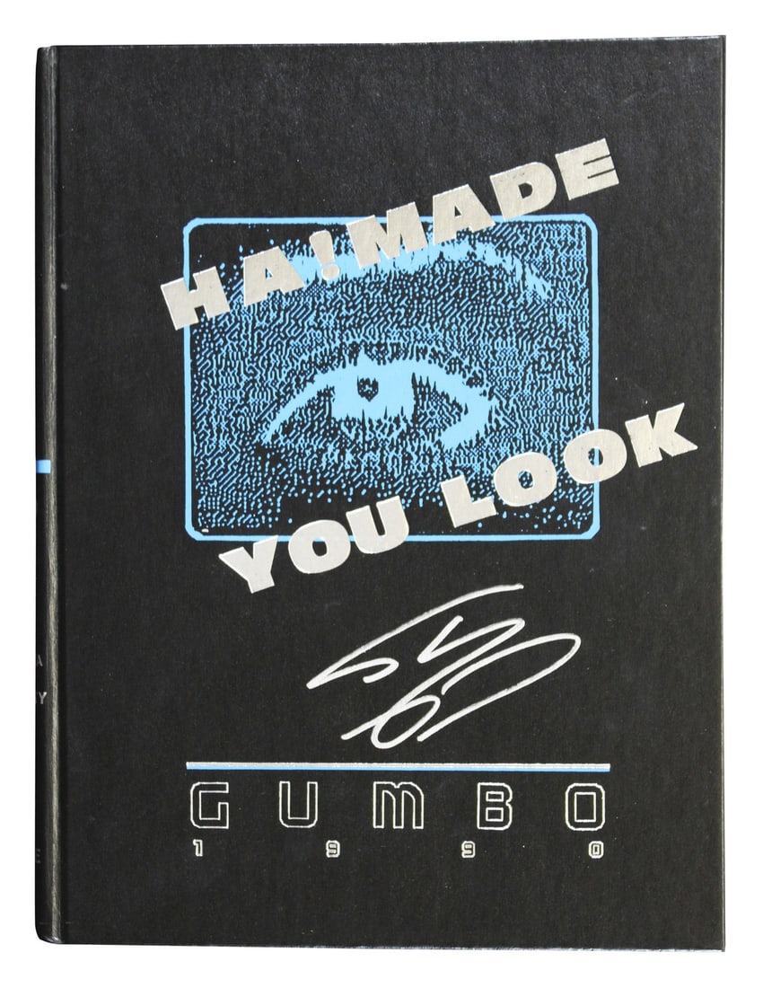Shaquille O Neal LSU 1990 Yearbook BAS Witnessed Autograph Lakers (1 of 6)