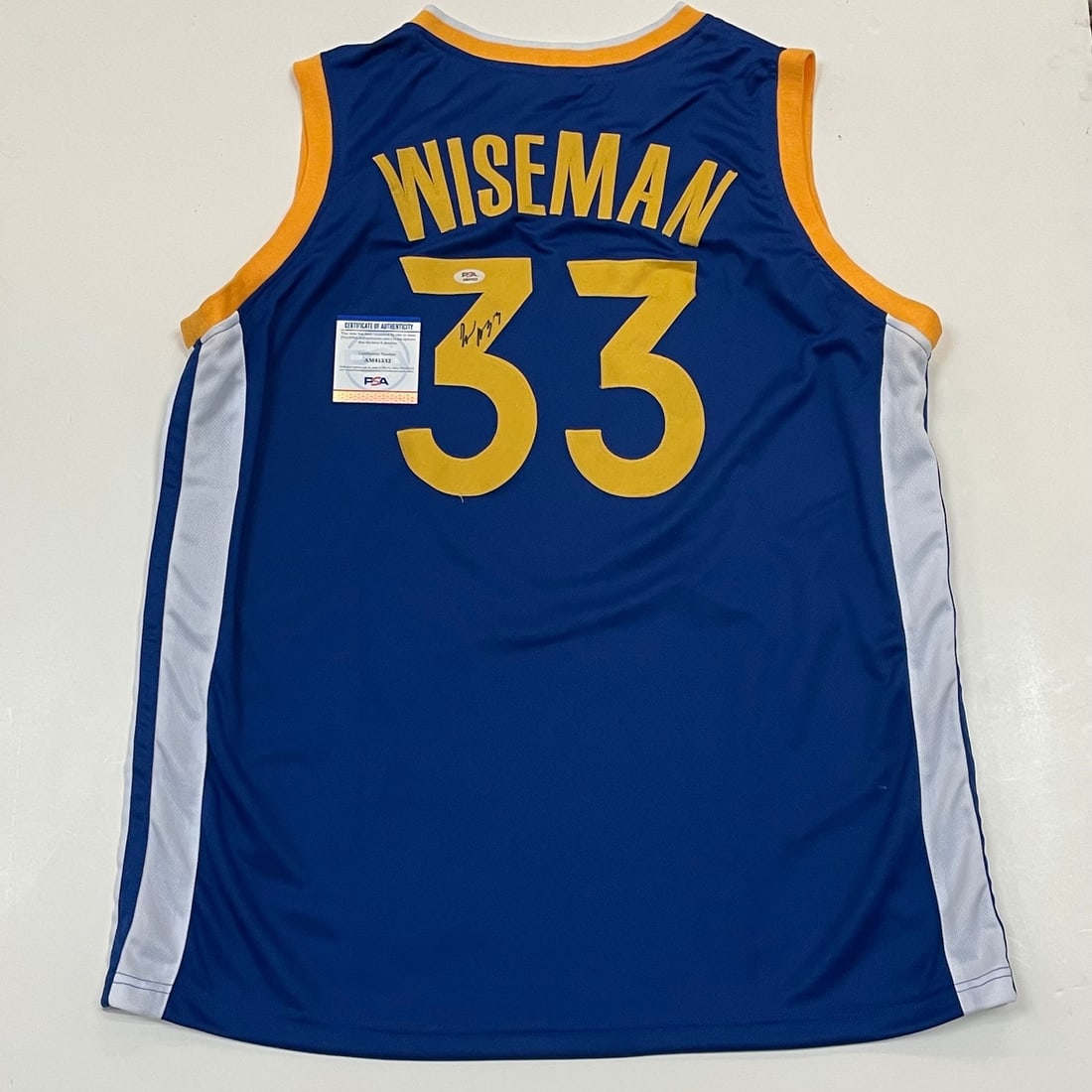 PSA DNA James Wiseman autographed Golden State Warriors jersey (1 of 2)