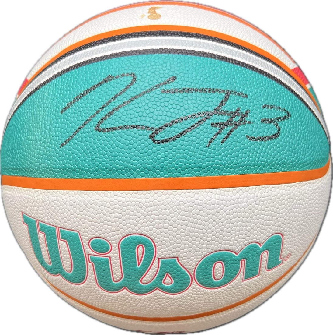 PSA DNA Keldon Johnson autographed Spurs basketball: PSA DNA Keldon Johnson autographed Spurs basketball This is an original basketball autographed by Keldon Johnson of the San Antonio Spurs. The signature has been authenticated by PSA/DNA. The item is 