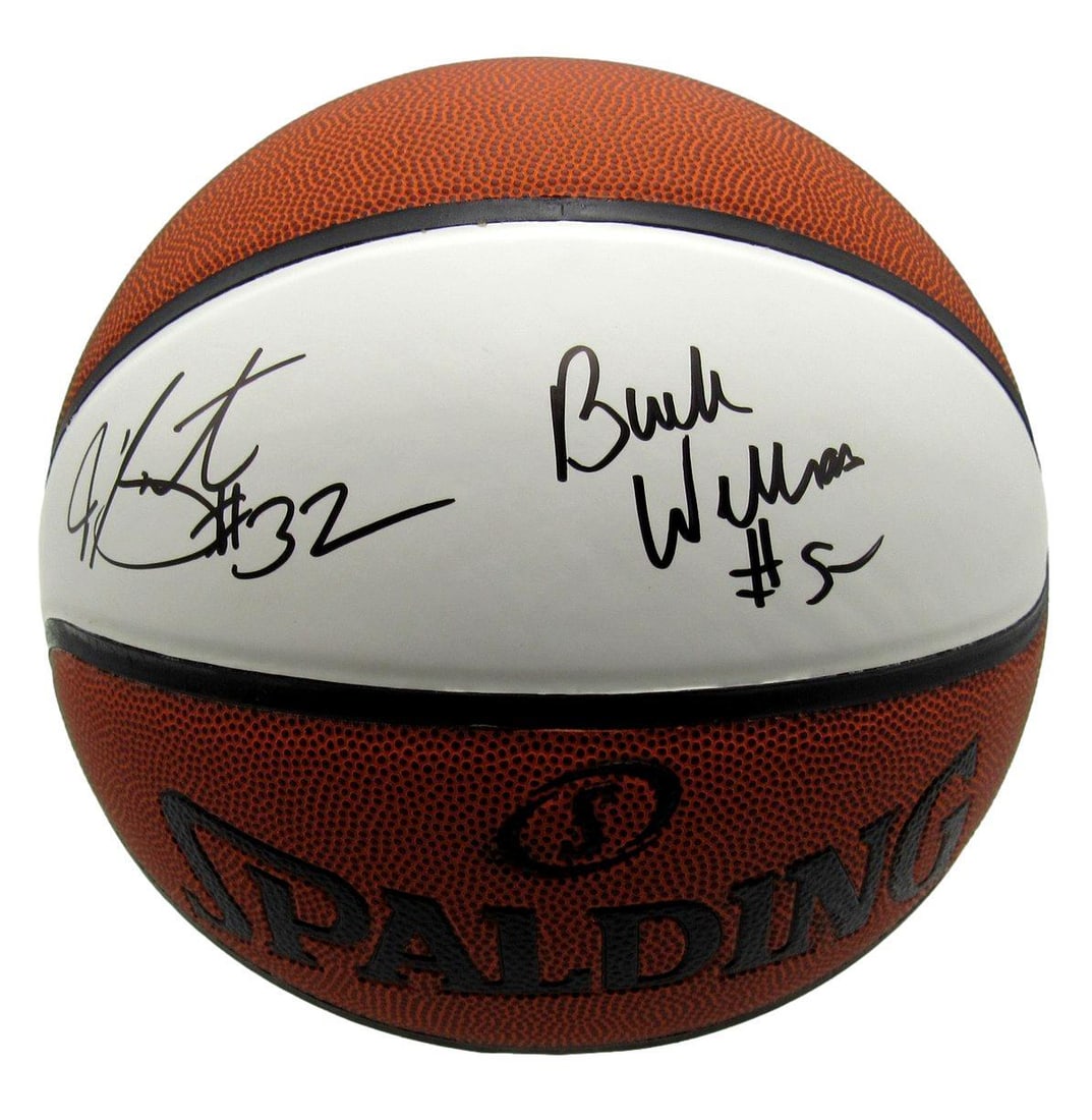 Buck Williams Joe Smith Dual-Signed Basketball Beckett Authenticated (1 of 5)