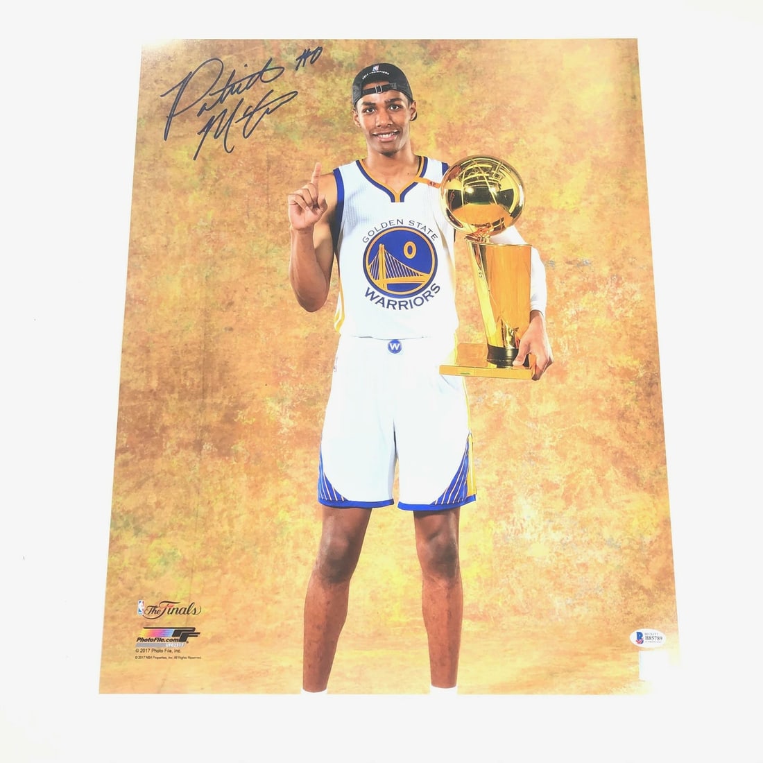 Patrick McCaw Autographed 16x20 Photo BAS Golden State Warriors (1 of 3)