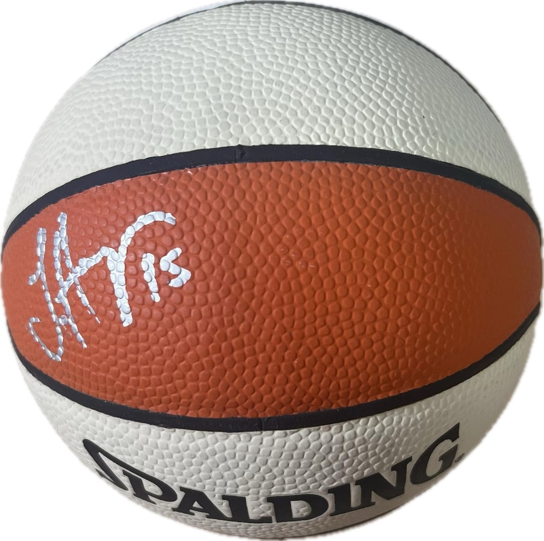 PSA DNA authenticated Laura Harper signed mini basketball (1 of 2)