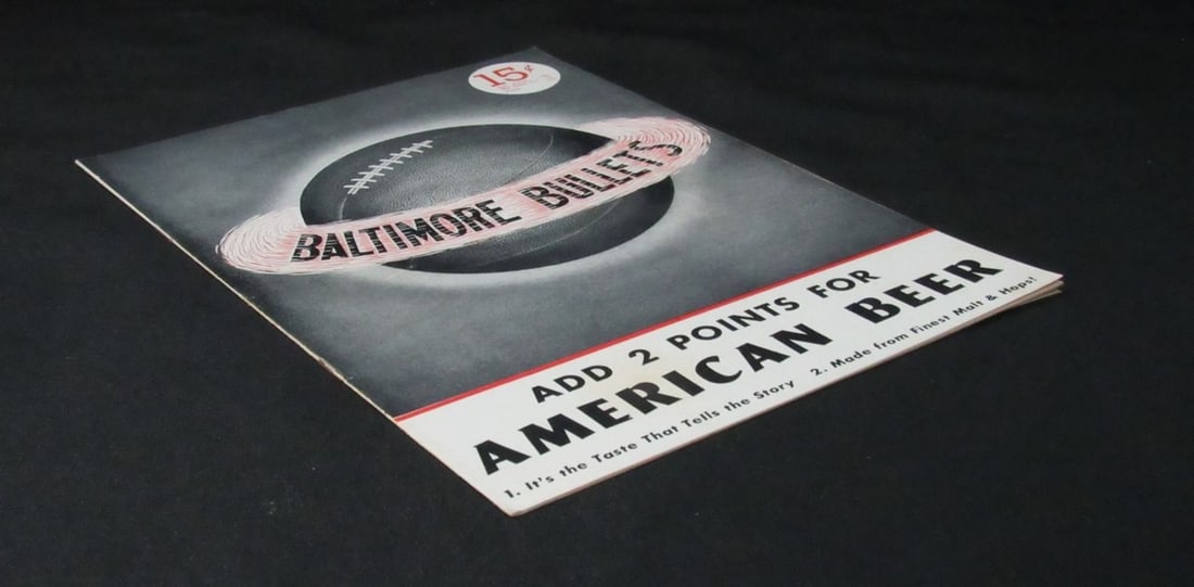 Basketball Program 1947-48 Baltimore Bullets Versus Providence Steamrollers Original - 5