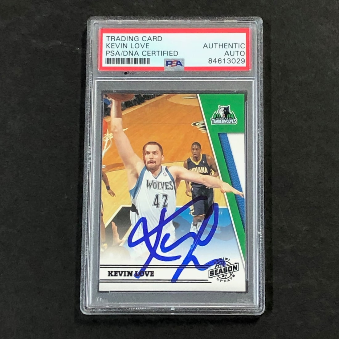 2010-11 Panini Season Update #139 Kevin Love Signed Card PSA Authenticated Timberwolves (1 of 2)