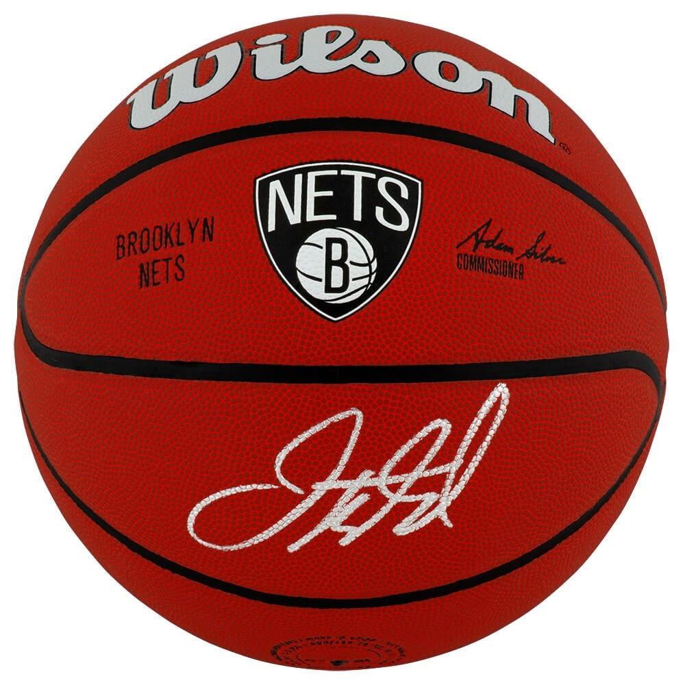 Jason Kidd Signed Brooklyn Nets Wilson NBA Basketball with COA (1 of 1)