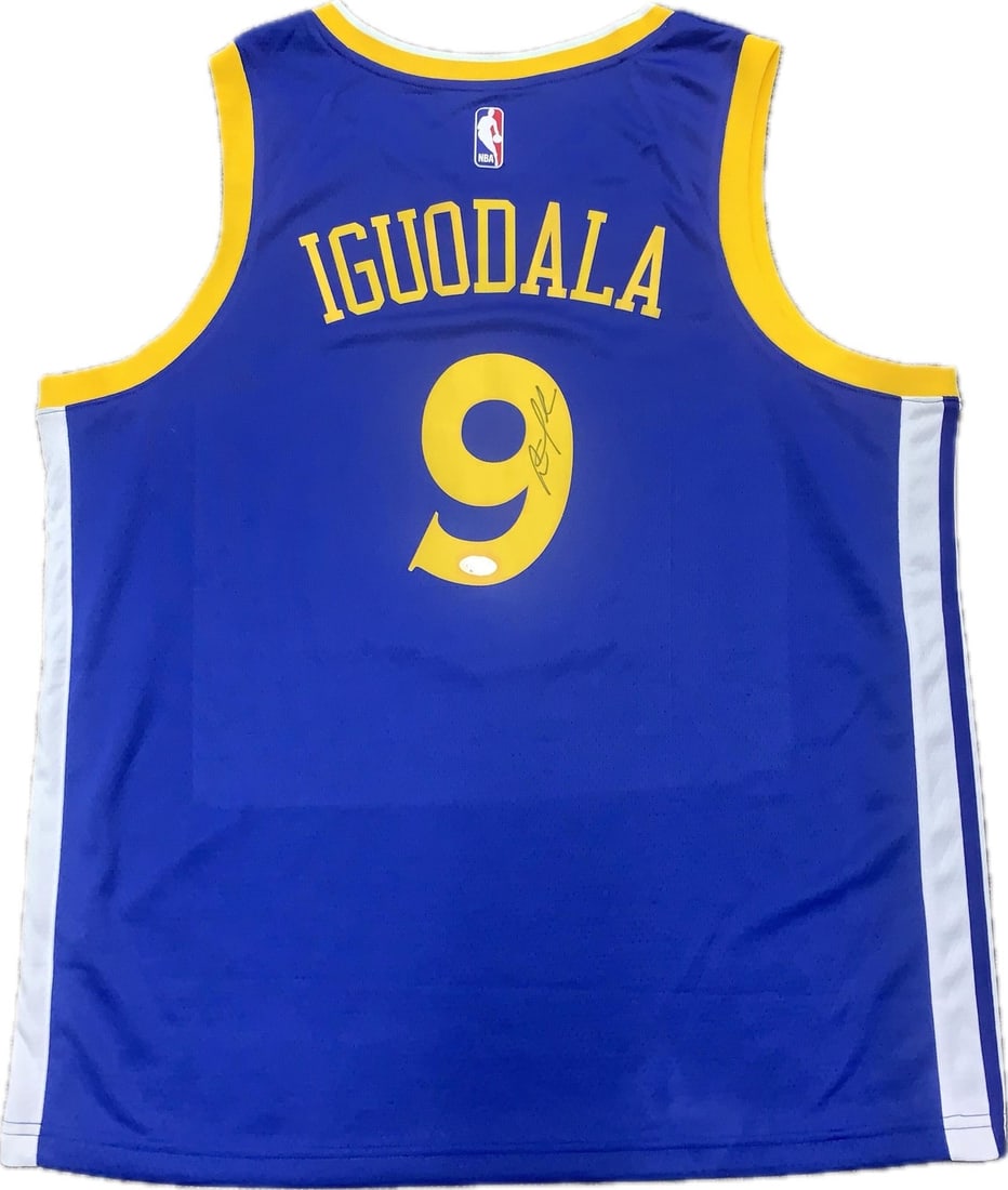 Andre Iguodala Autographed Jersey PSA/DNA Golden State Warriors: Andre Iguodala Autographed Jersey PSA/DNA Golden State Warriors This is an original stitched jersey autographed by Andre Iguodala, a prominent player of the Golden State Warriors. The jersey features 