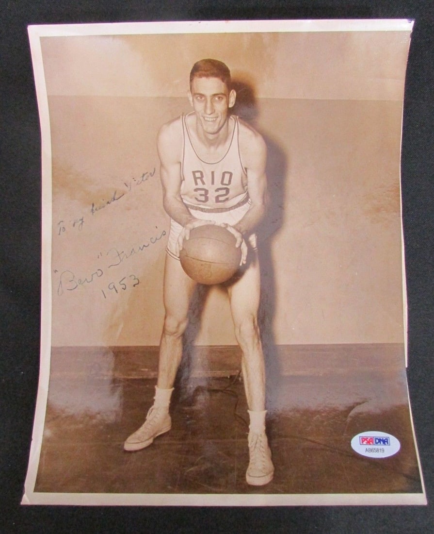 Bevo Francis Signed 8x10 Photo 113 Points PSA/DNA Authenticated (1 of 3)