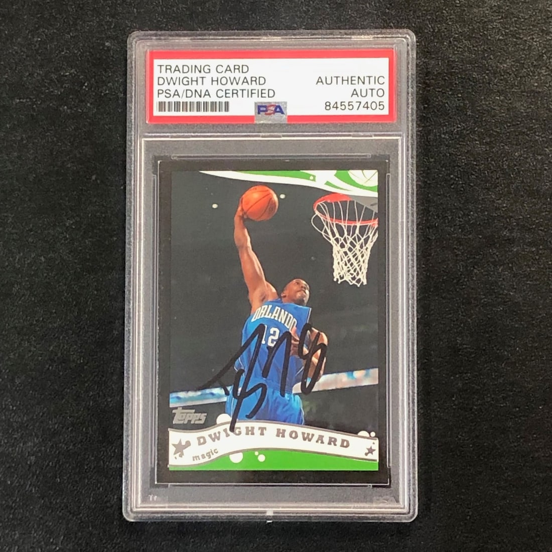 2005 Topps #70 Dwight Howard Signed Card PSA/DNA Orlando Magic (1 of 2)