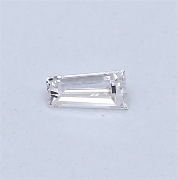 Loose Diamond - TAPERED BAGUETTE 0.15ct E VS1: Loose Diamond - TAPERED BAGUETTE 0.15ct E VS1 Source: This is a real non-mined Diamond that has been grown in a lab Shape: TAPERED BAGUETTE Carats: 0.15 Color: E Clarity: VS1 Certification: NONE Video