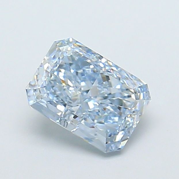 Loose Diamond - RADIANT 1.42ct Fancy Intense Blue VVS1: Loose Diamond - RADIANT 1.42ct Fancy Intense Blue VVS1 Source: This is a real non-mined Diamond that has been grown in a lab Shape: RADIANT Carats: 1.42 Color: Fancy Intense Blue Certification: IGI Vi
