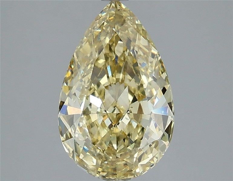 Loose Diamond - PEAR 3.02ct Fancy Intense Yellow VS1: Loose Diamond - PEAR 3.02ct Fancy Intense Yellow VS1 Source: This is a real non-mined Diamond that has been grown in a lab Shape: PEAR Carats: 3.02 Color: Fancy Intense Yellow Certification: IGI Video