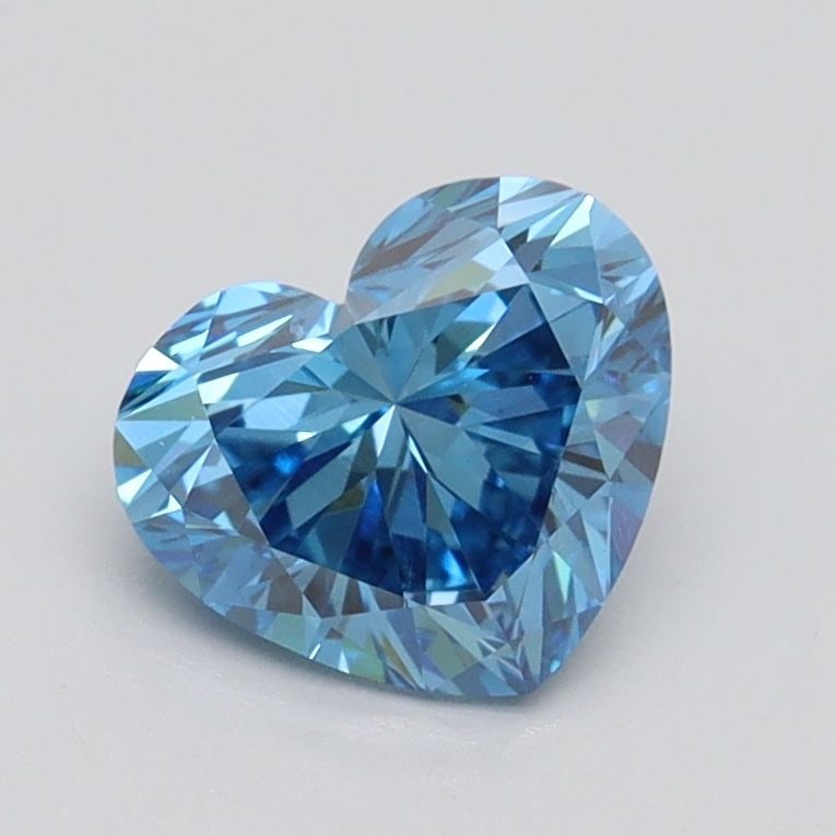 Loose Diamond - HEART 1.09ct Fancy Vivid Blue VS2: Loose Diamond - HEART 1.09ct Fancy Vivid Blue VS2 Source: This is a real non-mined Diamond that has been grown in a lab Shape: HEART Carats: 1.09 Color: Fancy Vivid Blue Certification: IGI Video: